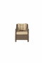 Hanah Home Conjunto de Jardín Rondi Crema y Marrón